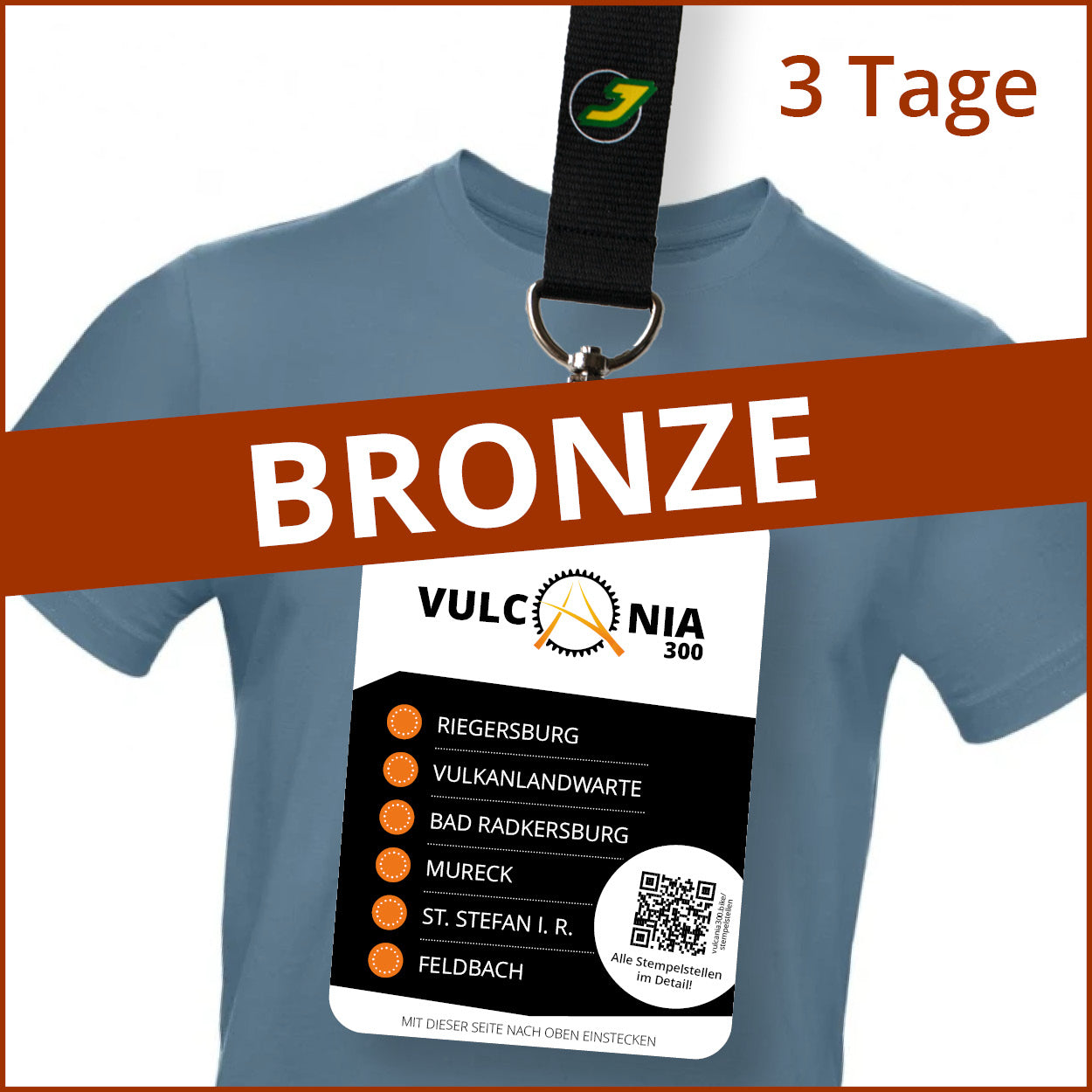 Vulcania300 Startkarte BRONZE & GRATIS T-Shirt