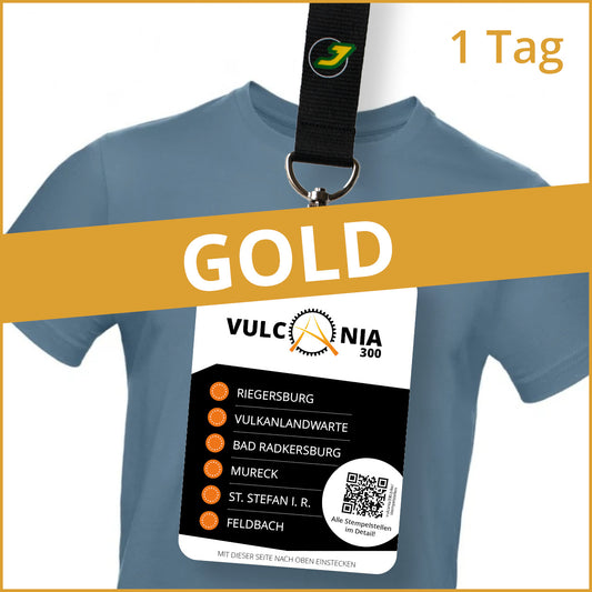 Vulcania300 Startkarte GOLD & GRATIS T-Shirt