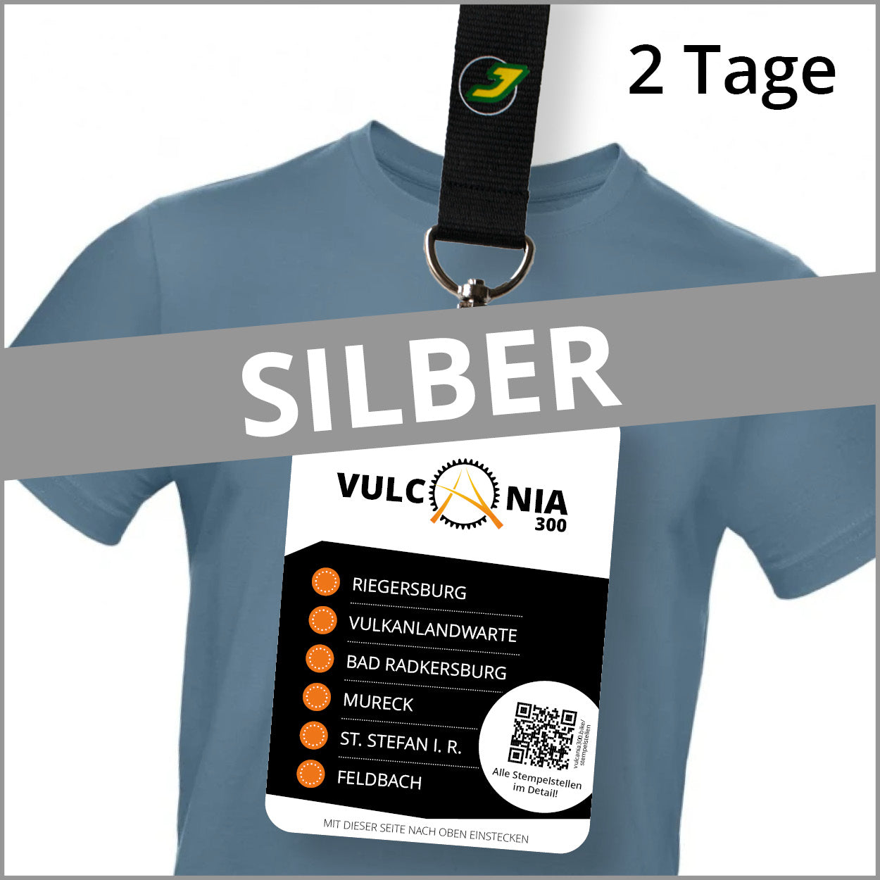 Vulcania300 Startkarte SILBER & GRATIS T-Shirt