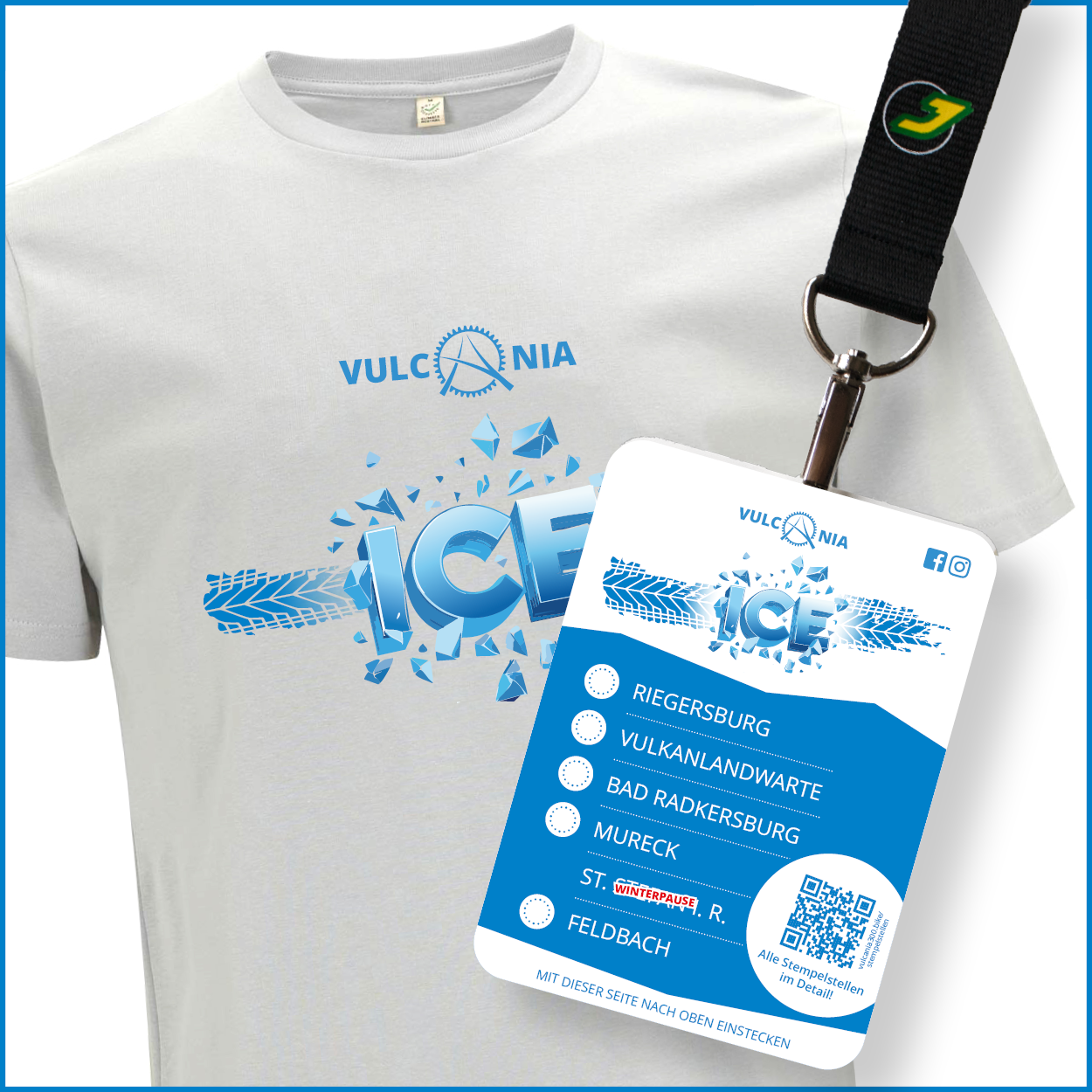 VulcaniaICE Startkarte & T-Shirt